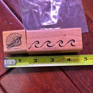 Stampin' Up! Shell and Wave Wooden Stamps